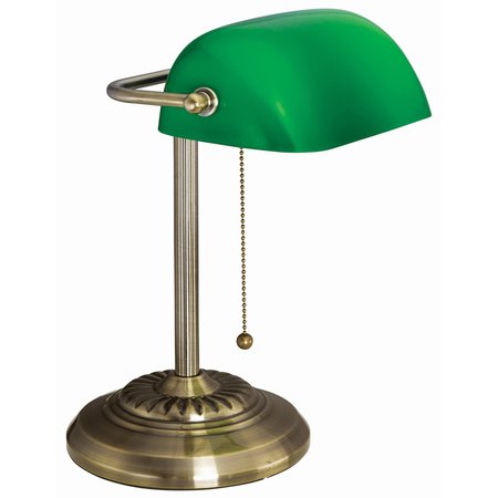 VICTORY LIGHT Banker's Brass Desk Lamp VLU9B101AB